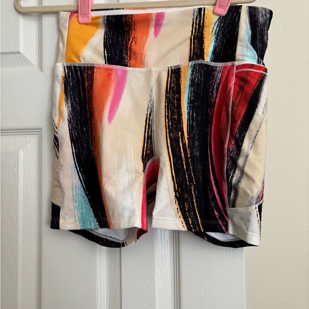 CALIA by Carrie Underwood Multicolor Bike Shorts